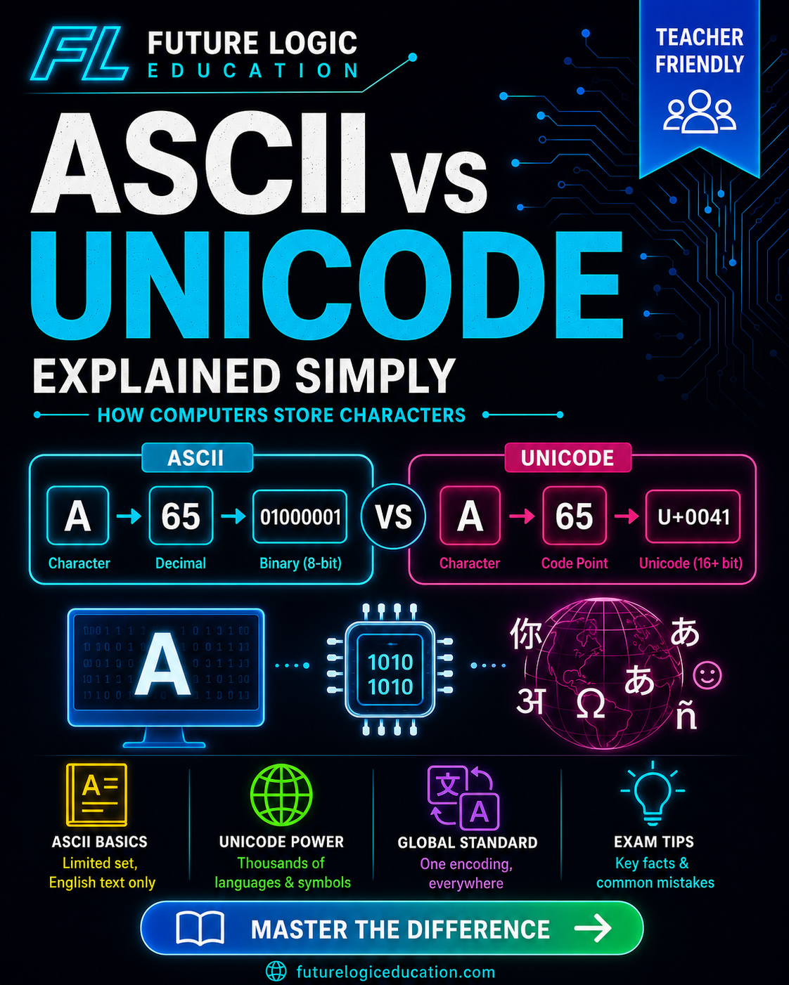 ASCII vs Unicode Explained Simply blog post thumbnail
