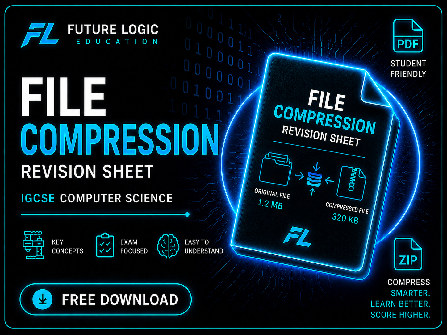 File Compression Revision Sheet free PDF thumbnail