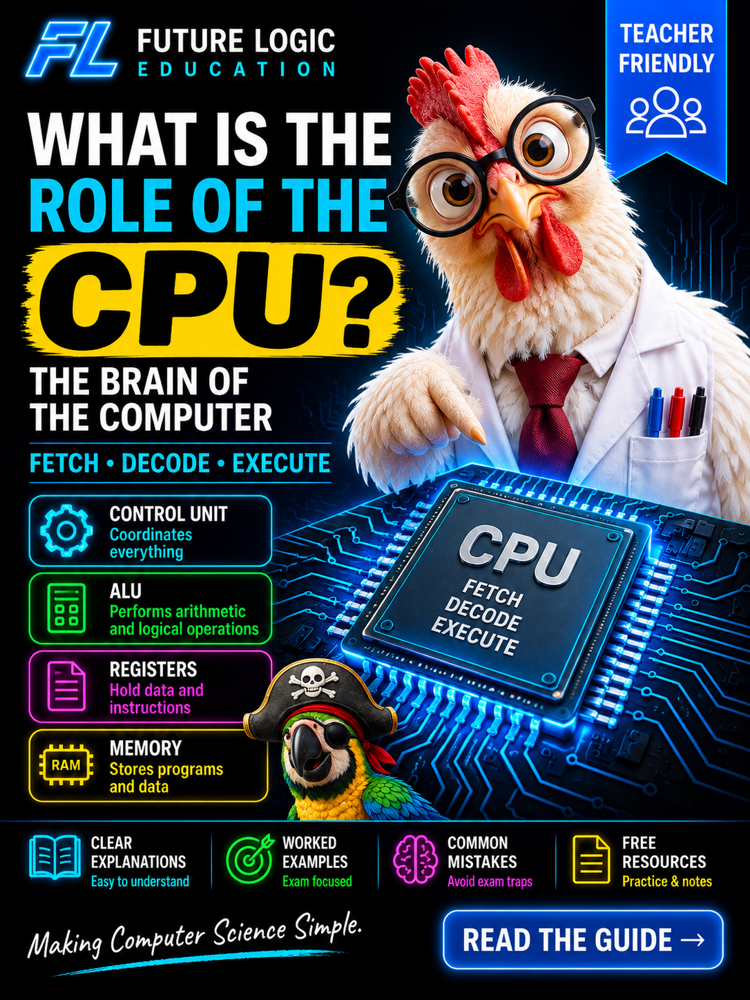 What Is the Role of the CPU? IGCSE Computer Science blog post thumbnail